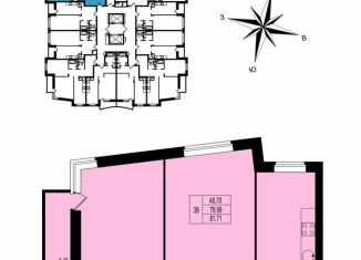 Продаю 3-ком. квартиру, 81.7 м2, Владимир, ЖК Гвардейский 2.0
