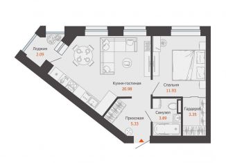 Продам 1-ком. квартиру, 47 м2, Киров