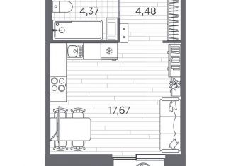 Продажа квартиры студии, 27.7 м2, Санкт-Петербург