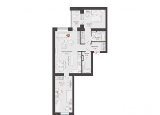 Продается 2-комнатная квартира, 77 м2, Киров