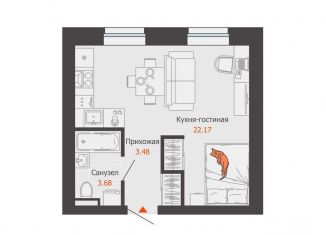 Продам квартиру студию, 29 м2, Киров