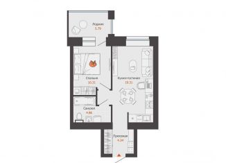 Продаю 1-комнатную квартиру, 42 м2, Киров