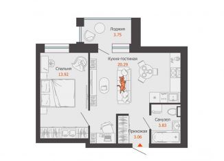 Продаю 1-ком. квартиру, 43 м2, Киров