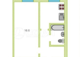 Продам 1-комнатную квартиру, 30 м2, Тюмень, проезд Геологоразведчиков, 26