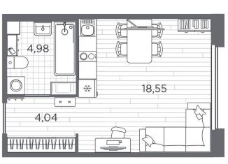 Продажа квартиры студии, 27.6 м2, Санкт-Петербург