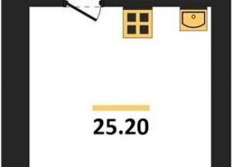 Продам квартиру студию, 25.2 м2, село Новая Усмань, Полевая улица, 22А/4