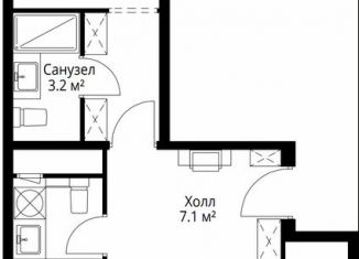 Продаю двухкомнатную квартиру, 58.3 м2, деревня Сапроново, квартал Центральный, 9, ЖК Эко Видное 2.0