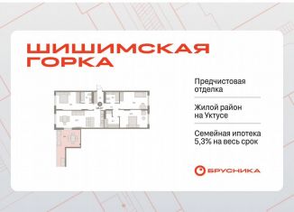 Продам 3-ком. квартиру, 125.3 м2, Екатеринбург, метро Чкаловская, Каслинский переулок, 3