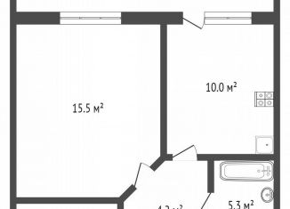 Продаю 1-ком. квартиру, 38.7 м2, Тюмень, улица Дружбы, 73к4, Центральный округ