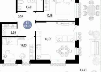 Продажа 2-ком. квартиры, 101.7 м2, Рязань