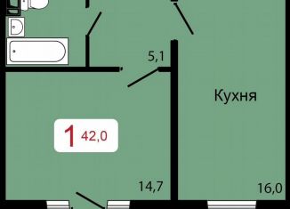 Продам 1-комнатную квартиру, 42 м2, Амурская область, улица Калинина, 2