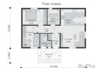 Продам дом, 70 м2, станица Андрюки, Колхозная улица