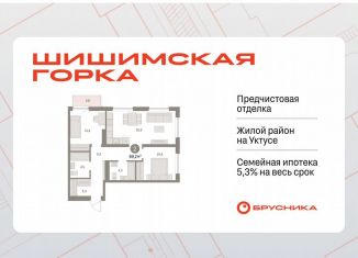Продается 2-комнатная квартира, 69.2 м2, Екатеринбург, метро Чкаловская, Каслинский переулок, 3