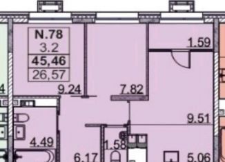 Продам трехкомнатную квартиру, 45.5 м2, село Усады, жилой комплекс Южный Парк, 4.2