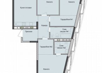 Продам 3-комнатную квартиру, 85.1 м2, Казань