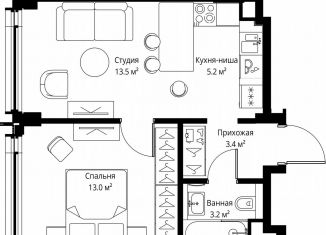 Однокомнатная квартира на продажу, 38.3 м2, Москва, САО, 2-я Хуторская улица, 34