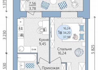 Продаю 1-ком. квартиру, 38 м2, Туймазы, улица 70 лет Октября, 13В