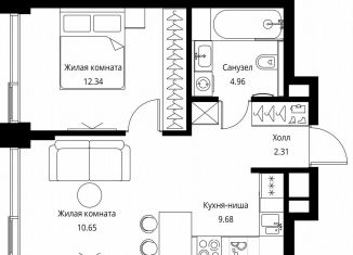 Продаю 1-комнатную квартиру, 39.9 м2, Москва, САО, Волоколамское шоссе, 1