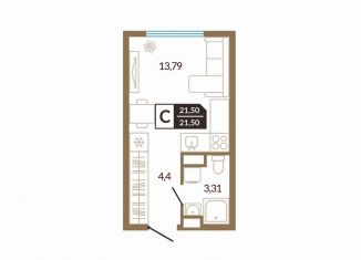 Продается квартира студия, 21.5 м2, деревня Дударева