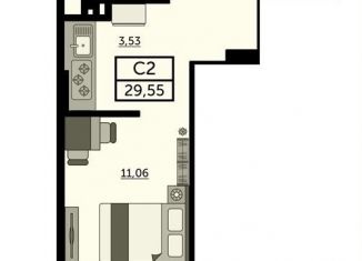 Продам квартиру студию, 29.7 м2, Ростов-на-Дону, ЖК Город у Реки, улица 23-я Линия, 54с6