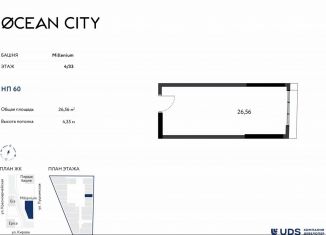 Продажа помещения свободного назначения, 26.56 м2, Удмуртия, Пушкинская улица, 263