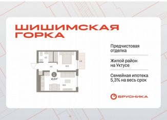 Продажа 1-ком. квартиры, 41.6 м2, Екатеринбург, Чкаловский район, Каслинский переулок, 3