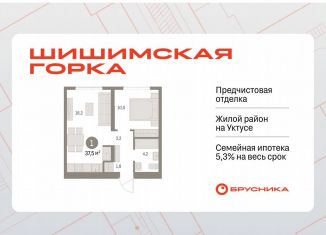 Продаю 1-ком. квартиру, 37.5 м2, Екатеринбург, Чкаловский район, Каслинский переулок