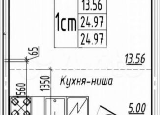 Продается квартира студия, 25 м2, Новосибирск, Октябрьский район, улица В. Высоцкого, 139/10