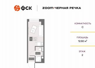 Продам 1-комнатную квартиру, 12.9 м2, Санкт-Петербург, Коломяжский проспект, 4