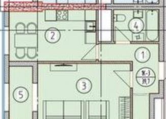 Продам квартиру со свободной планировкой, 39.7 м2, Грозный, Путинский район, Старопромысловское шоссе, 1А