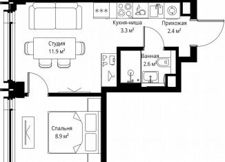 Продаю 1-комнатную квартиру, 29.1 м2, Москва, САО, 2-я Хуторская улица, 34