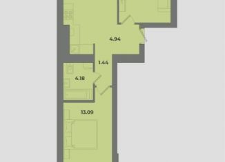 Двухкомнатная квартира на продажу, 55.3 м2, Калининград, Минусинская улица, 9