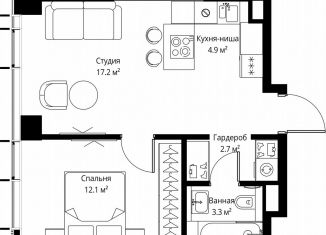 Продам 1-комнатную квартиру, 40.2 м2, Москва, САО, 2-я Хуторская улица, 34