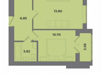 Продам 2-комнатную квартиру, 53.6 м2, Калининград