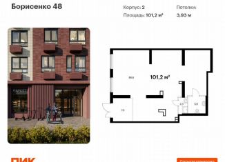 Продам помещение свободного назначения, 101.2 м2, Владивосток, улица Борисенко, 48с2