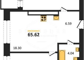 Продаю 2-комнатную квартиру, 65.6 м2, Калининград, Арсенальная улица, 31к4