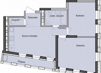 Продам двухкомнатную квартиру, 53.6 м2, Татарстан