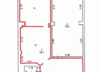 Сдается в аренду помещение свободного назначения, 56 м2, Калининград, набережная Генерала Карбышева, 26Б