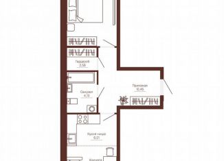 Продаю 2-комнатную квартиру, 50.8 м2, Пермь