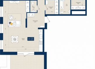 Продаю 4-ком. квартиру, 163.4 м2, Казань, улица Николая Ершова, 54