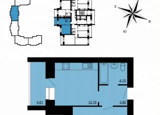 Продажа 1-ком. квартиры, 44.2 м2, Владимир, улица Родионовка, 6