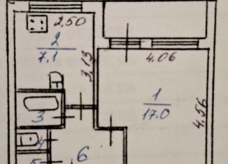 Продажа однокомнатной квартиры, 34.5 м2, деревня Новое Девяткино, улица Ветеранов, 16
