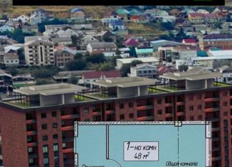 1-ком. квартира на продажу, 48 м2, Махачкала, Ленинский внутригородской район, Майская улица, 30