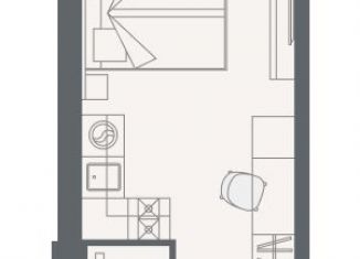 Продам квартиру студию, 21.3 м2, Санкт-Петербург, метро Комендантский проспект, Камышовая улица, 25