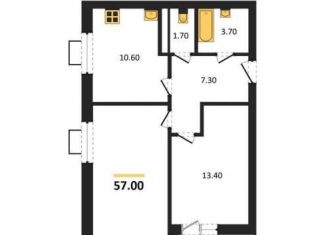 Продажа 2-комнатной квартиры, 57 м2, Воронеж, улица Пескова, 10