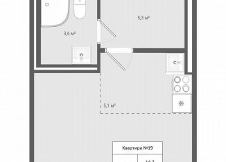 Продам квартиру студию, 28.7 м2, деревня Яковлево, ЖК Яковлево, к12