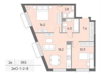 Продаю 2-ком. квартиру, 59.5 м2, Москва, район Западное Дегунино