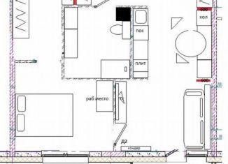 Сдается двухкомнатная квартира, 45 м2, Тюмень, Профсоюзная улица, 63