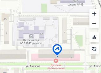 Трехкомнатная квартира на продажу, 60 м2, Чебоксары, улица Ахазова, 5