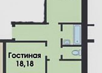 Двухкомнатная квартира на продажу, 58 м2, Сосновоборск, проспект Мира, 15
